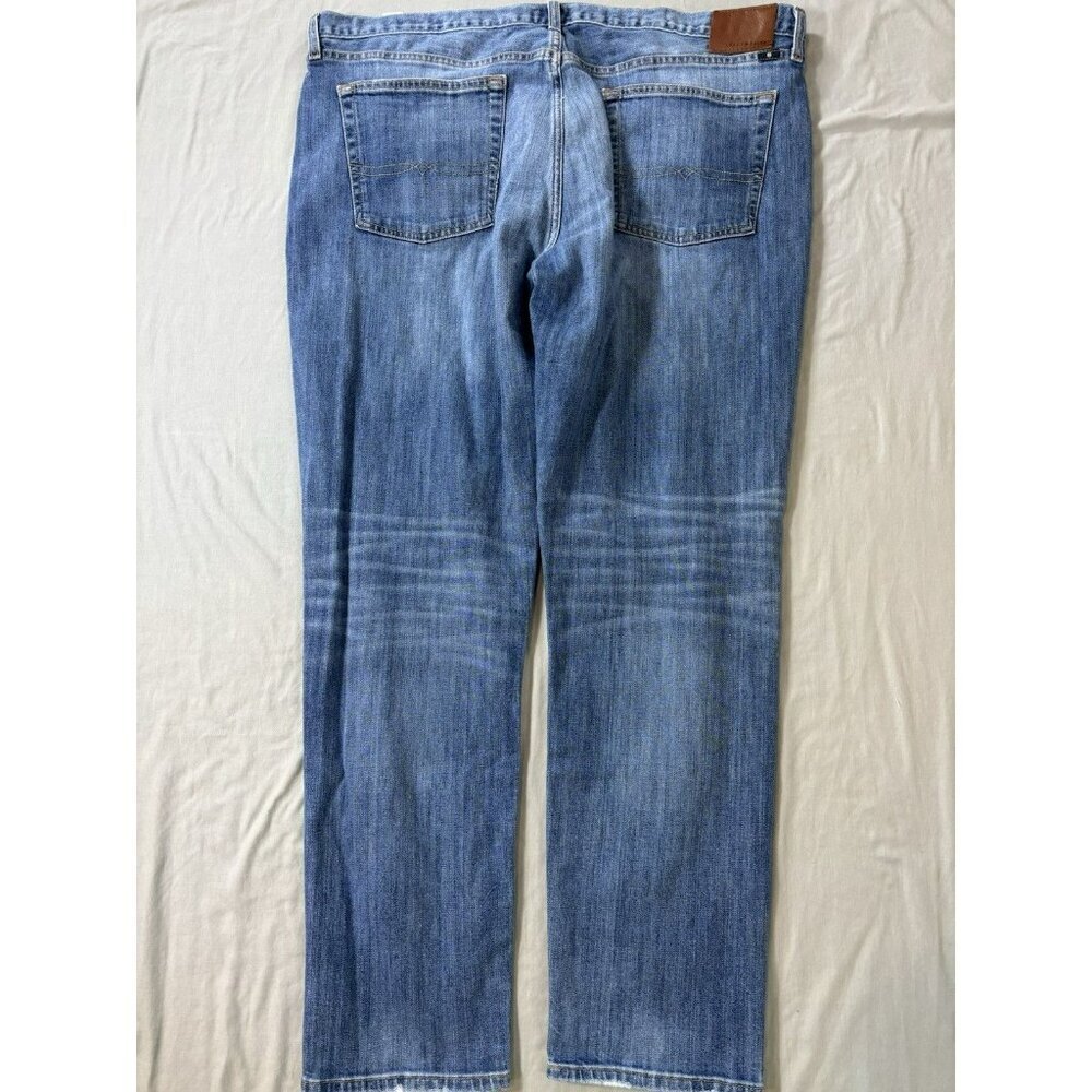 Lucky Brand 121 Slim Straight Jeans Men's 42x32 Blue Medium Wash Comfort - Picture 8 of 11